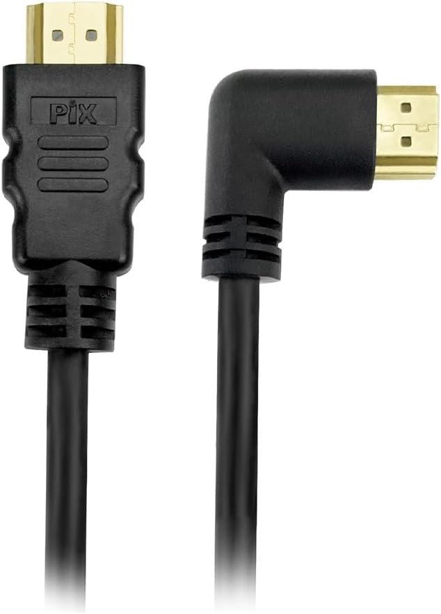 PIX Cabo HDMI 2.0 4K 19 Pinos - Plug 90 Graus, 2 Metros - Imagem 3