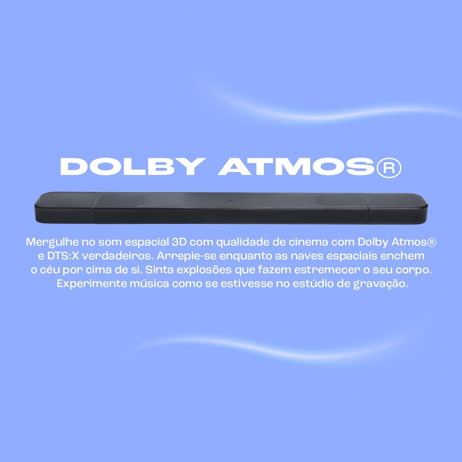 JBL, Barra de Som, BAR 1000 MK2, Soundbar, 7.1.4 Canais, Dolby Atmos - Preta - Imagem 3