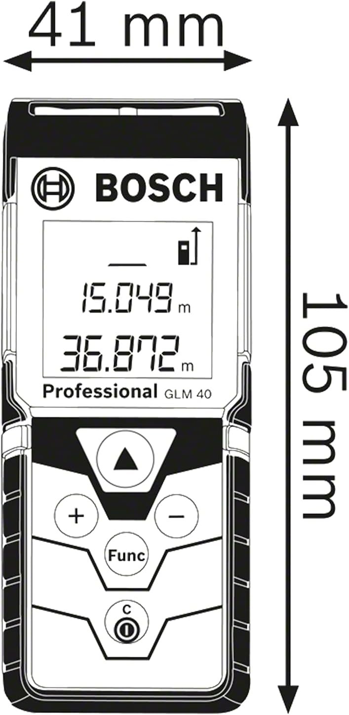 Bosch Trena Laser GLM 40 alcance 40m com bolsa protetora - Imagem 8
