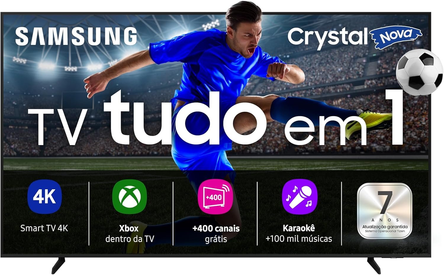 Samsung Smart TV 65" Crystal UHD 4K U8100F 2025 - Imagem 2