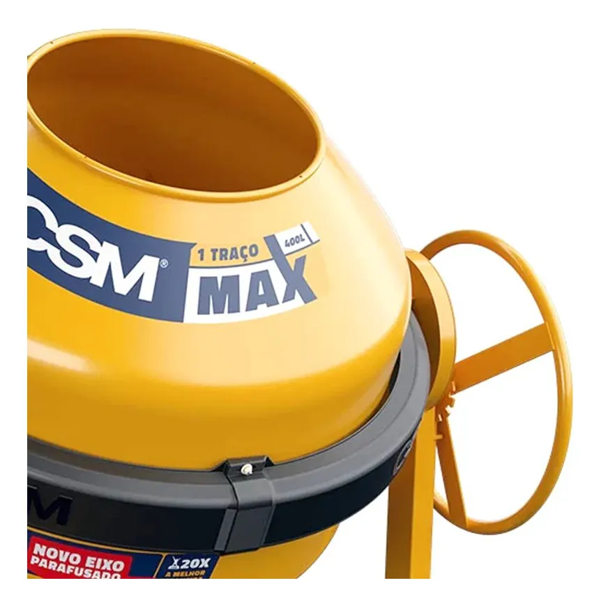 Betoneira 400l Max 1 Traco Mono Csm