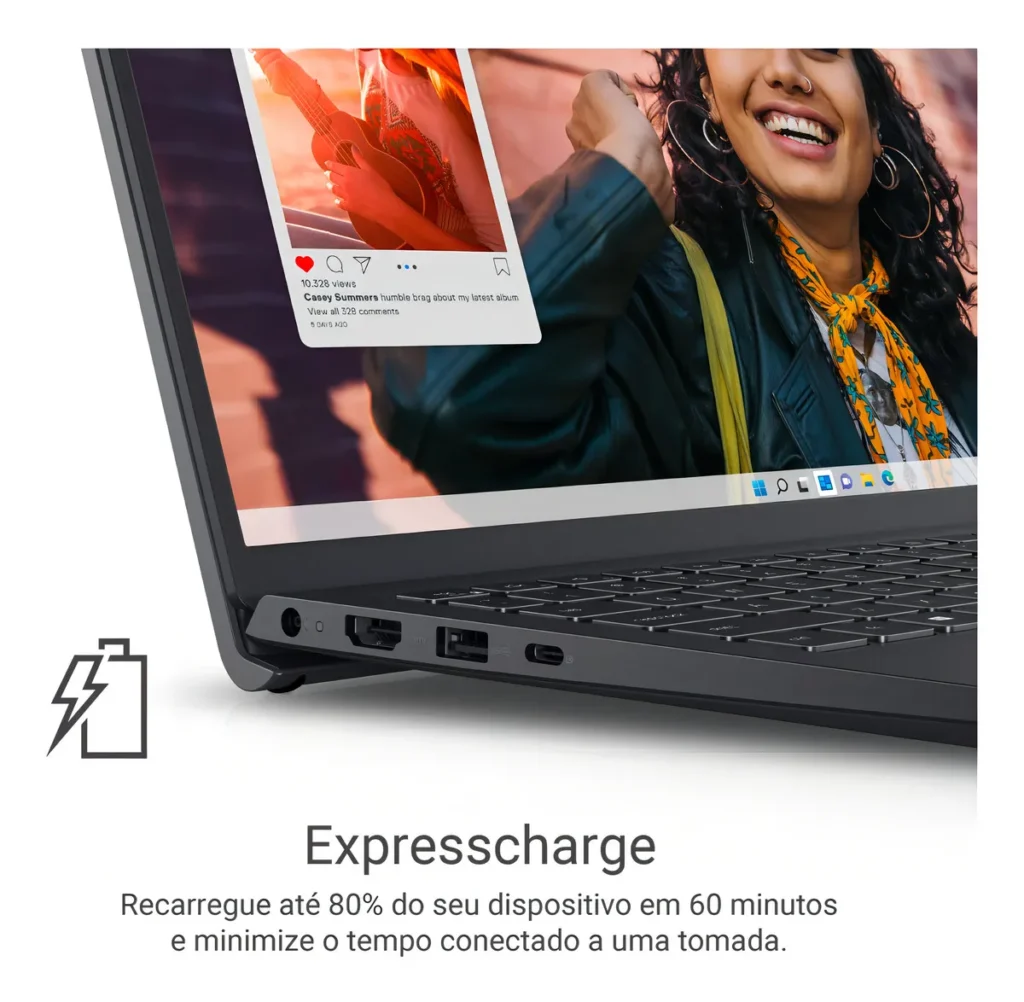 Notebook Dell Inspiron I15-i1300-a30p 15.6 I5 8GB 512GB W11